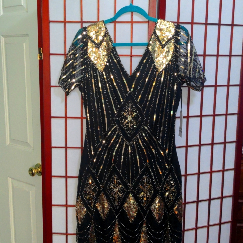 Unique Vintage flapper dress NWT